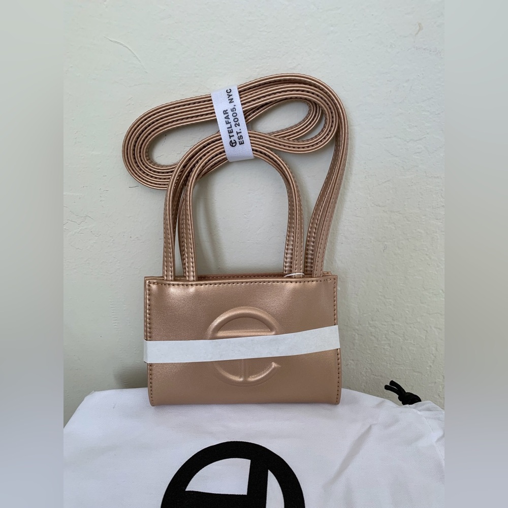 NIB Telfar Small Copper Shopping Bag